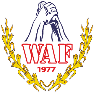 Logo de la World Armwrestling Federation (WAF)